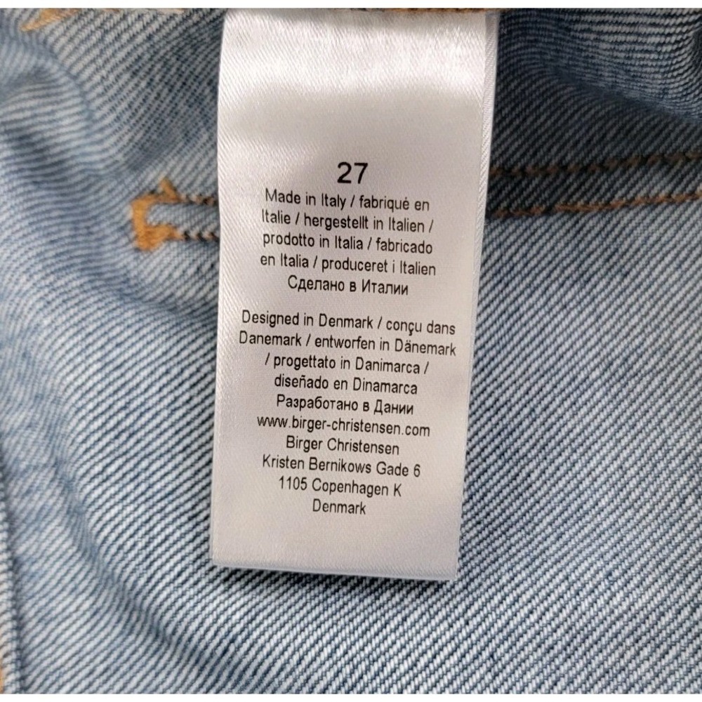 Remain Jeans Birger Christensen Olina Tapered Cargo Womens 27 Made in Italy - Picture 5 of 9